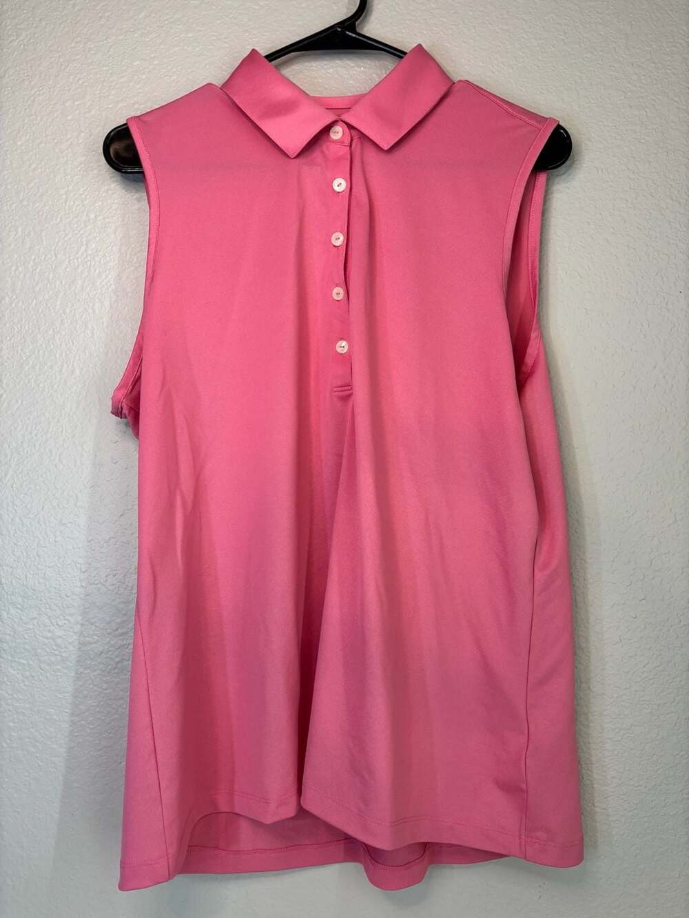 Greg Norman PlayDry Pink Sleeveless Golf Polo Shirt XL - Picture 6 of 9